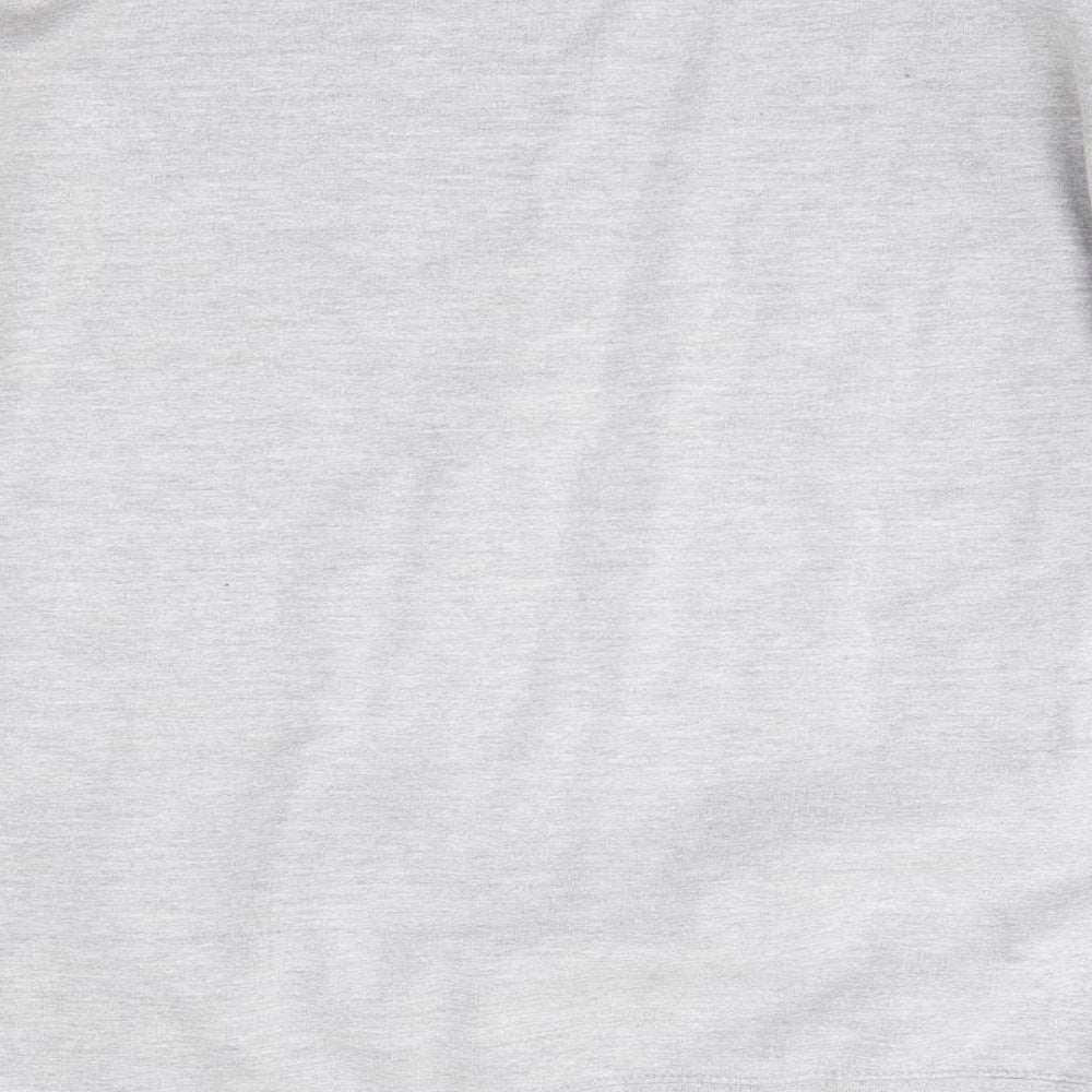 Awdis Mens Grey Round Neck  Cotton Pullover Jumper Size M   - Chemistry