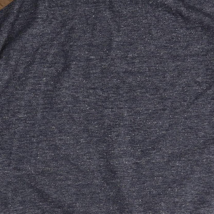 New Look Mens Blue Round Neck  Polyester Pullover Jumper Size M