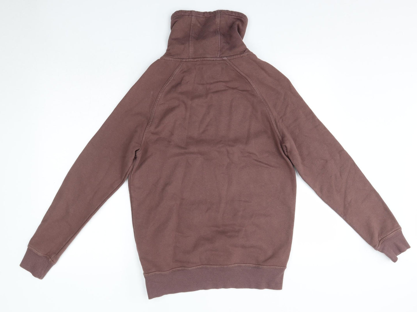 New Look Mens Brown High Neck  Cotton Pullover Jumper Size S