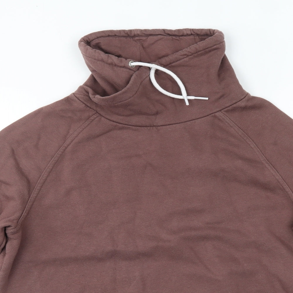 New Look Mens Brown High Neck  Cotton Pullover Jumper Size S