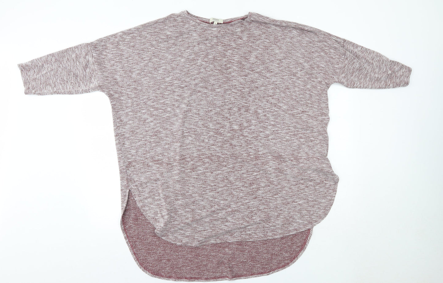 Matalan Womens Red  Viscose Basic Blouse Size L Round Neck