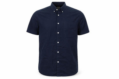 River Island Mens Blue  Cotton  Button-Up Size S Collared
