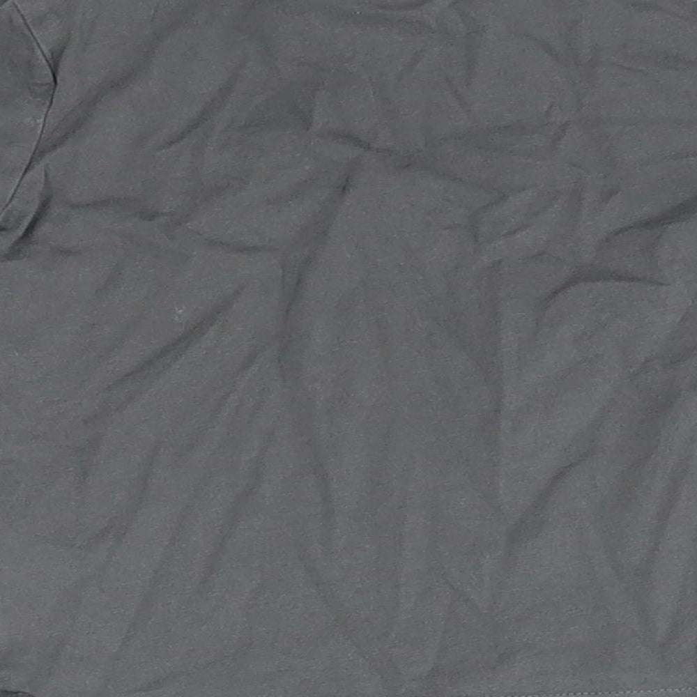 Brand and care label for George Baby Grey Cotton Basic Casual, size 18-24, Months Round Neck