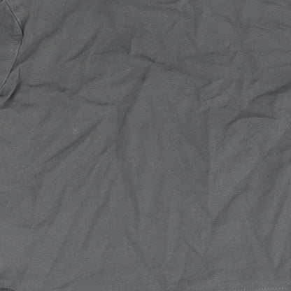 Brand and care label for George Baby Grey Cotton Basic Casual, size 18-24, Months Round Neck