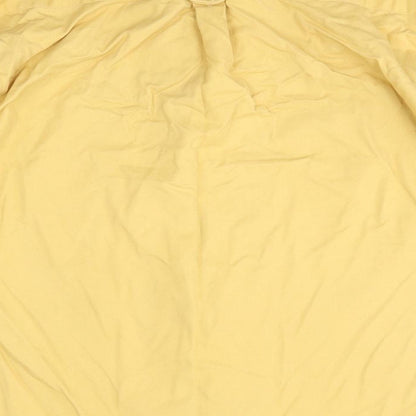 Mens UK Size M Northwood Yellow  Button-Up Long Sleeve Casual Shirt