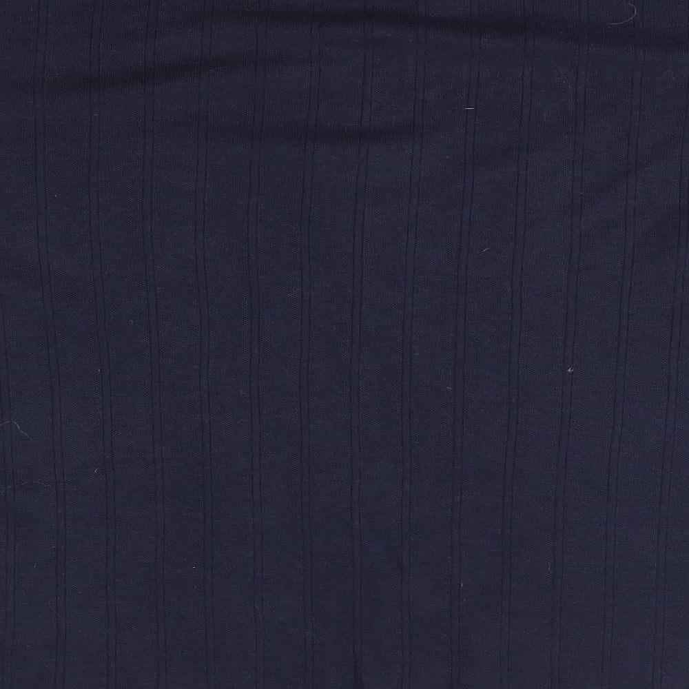 Berkertex Mens Blue  Cotton  T-Shirt Size M V-Neck
