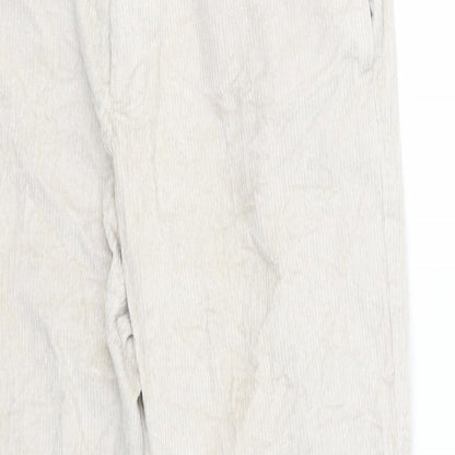 Mason Mens Ivory  Cotton Trousers  Size 34 in L28 in Regular