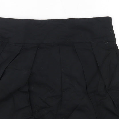 New Look Womens Black  Cotton Straight & Pencil Skirt Size 8