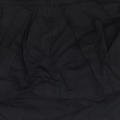 New Look Womens Black  Cotton Straight & Pencil Skirt Size 8