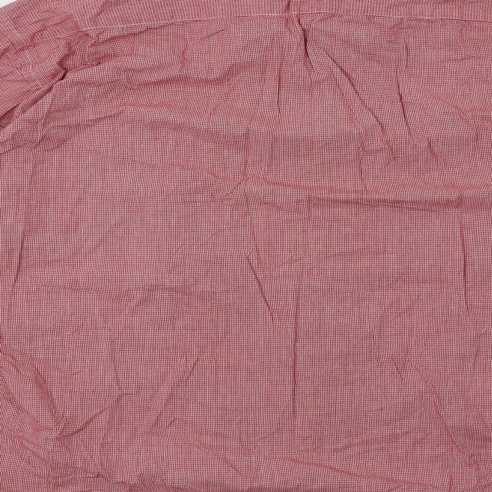 Mens UK Size L Park Lane Red  Button-Up Long Sleeve Casual Shirt