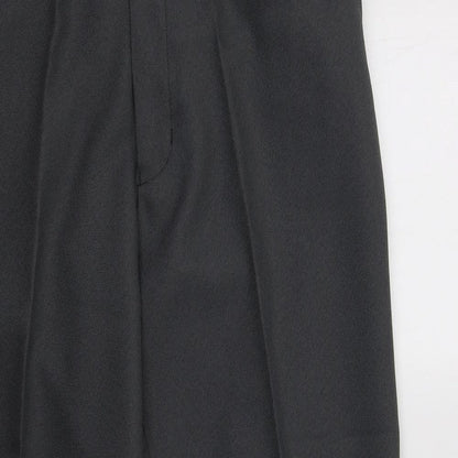 Mens UK Size 36 Carabou Regular Fit Dress Pants Grey Trousers