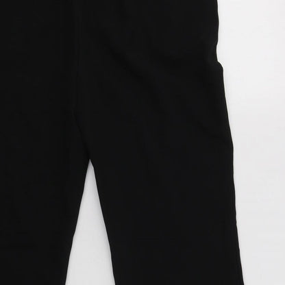 Womens UK Size 10 M&S Regular Fit Dress Pants Black Trousers