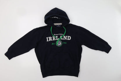 Dolmen Boys Blue  Cotton Pullover Hoodie Size 10-11 Years   - Ireland