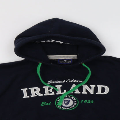 Dolmen Boys Blue  Cotton Pullover Hoodie Size 10-11 Years   - Ireland