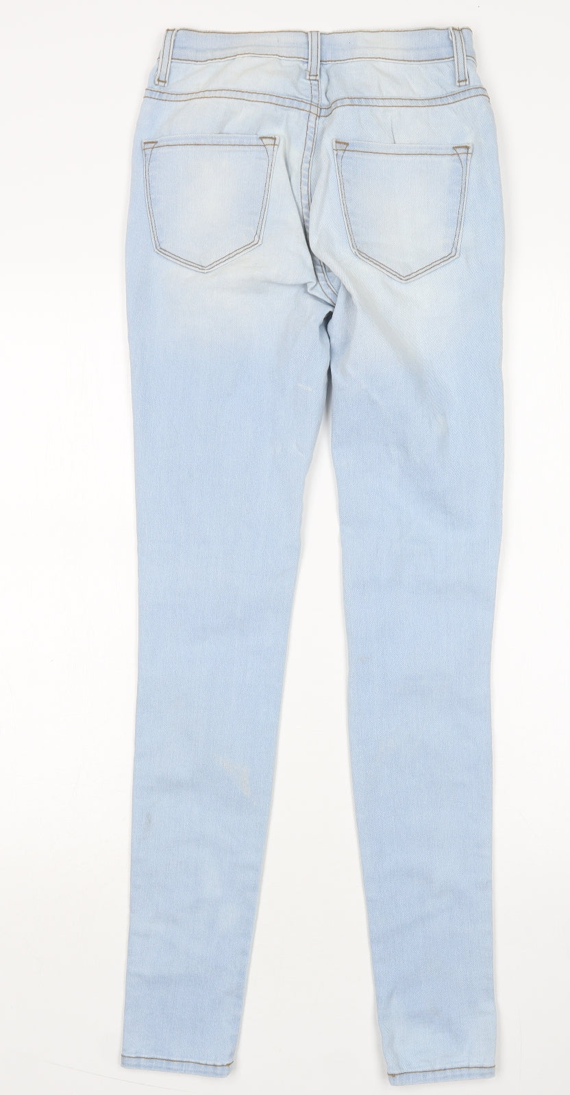 Fashionnova Womens Blue  Cotton Skinny Jeans Size 24 in L30 in Regular