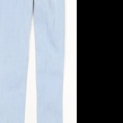 Fashionnova Womens Blue  Cotton Skinny Jeans Size 24 in L30 in Regular