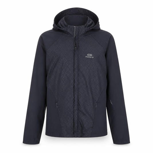Front view of Kaleji women’s grey windbreaker jacket, size UK 6