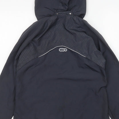 Brand and care label for Kaleji women’s grey windbreaker jacket, size UK 6