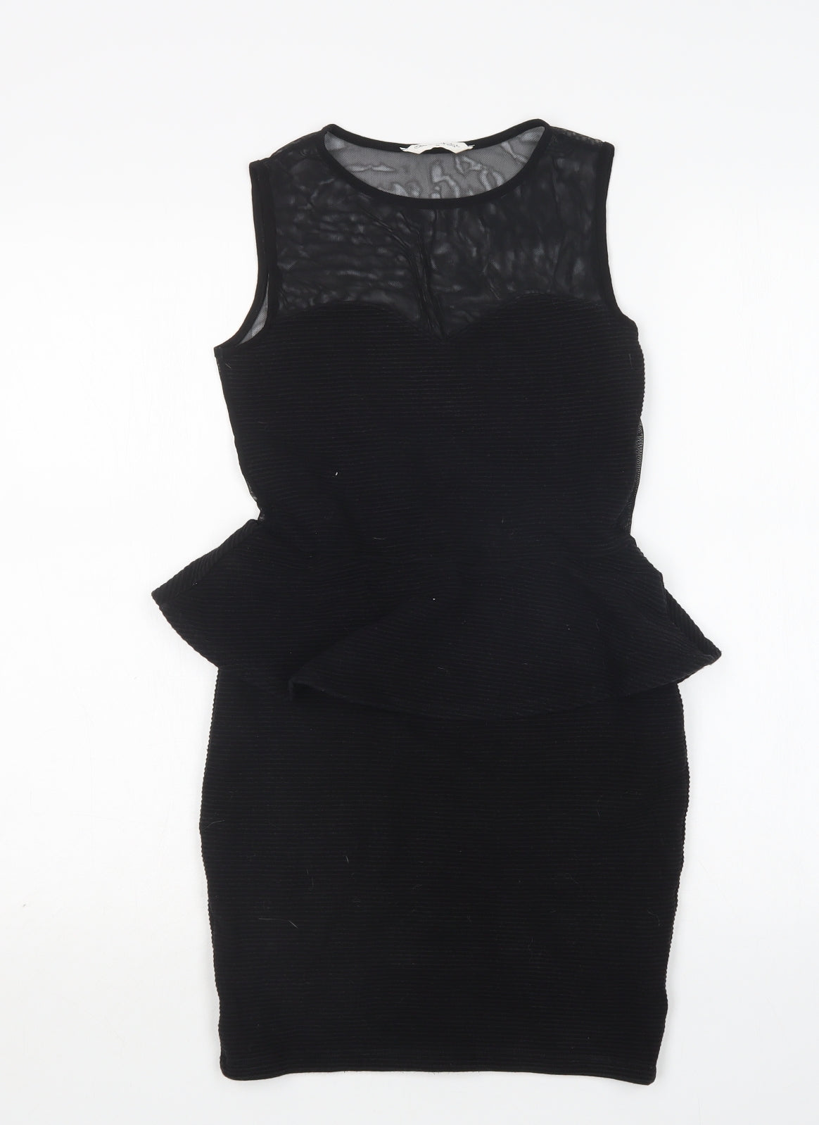 Miss Selfridge Womens Black   Mini  Size 10  Round Neck
