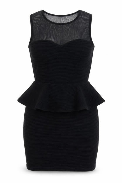 Miss Selfridge Womens Black   Mini  Size 10  Round Neck