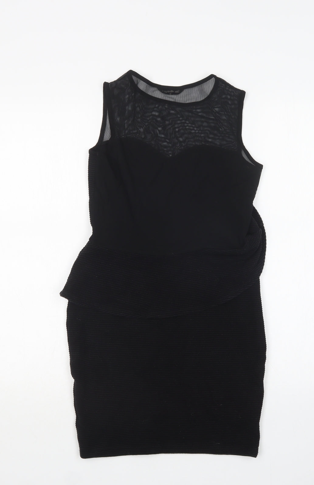 Miss Selfridge Womens Black   Mini  Size 10  Round Neck
