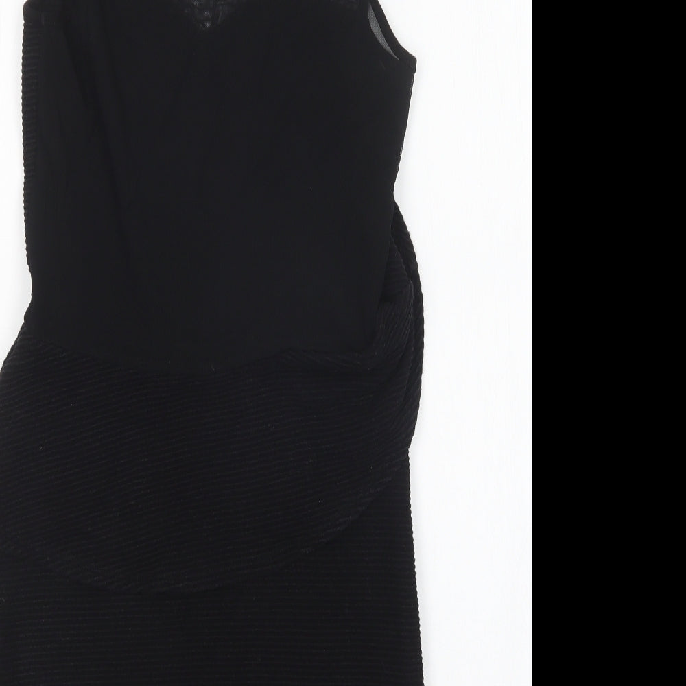 Miss Selfridge Womens Black   Mini  Size 10  Round Neck