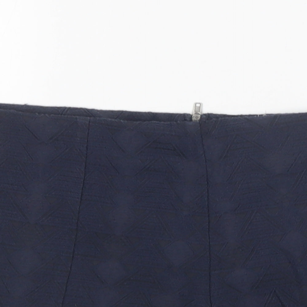Staring at Stars Womens Blue Argyle/Diamond Cotton Hot Pants Shorts Size L L3 in Regular