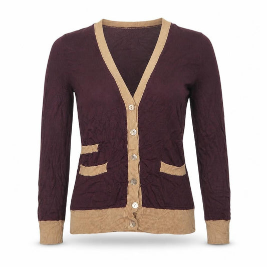 Womens UK Size S STILE BENETTON Multicoloured Cardigan Jumper