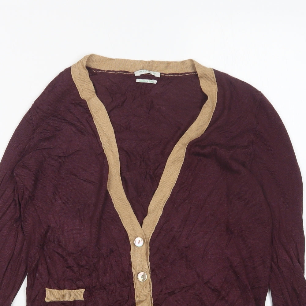 Womens UK Size S STILE BENETTON Multicoloured Cardigan Jumper