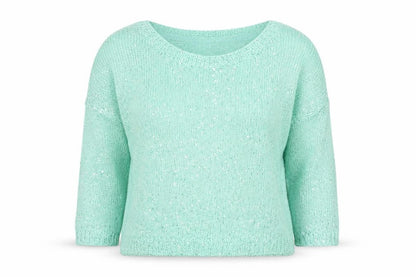 Womens UK Size M Only Green Pullover Jumper