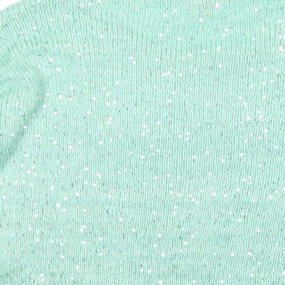 Womens UK Size M Only Green Pullover Jumper