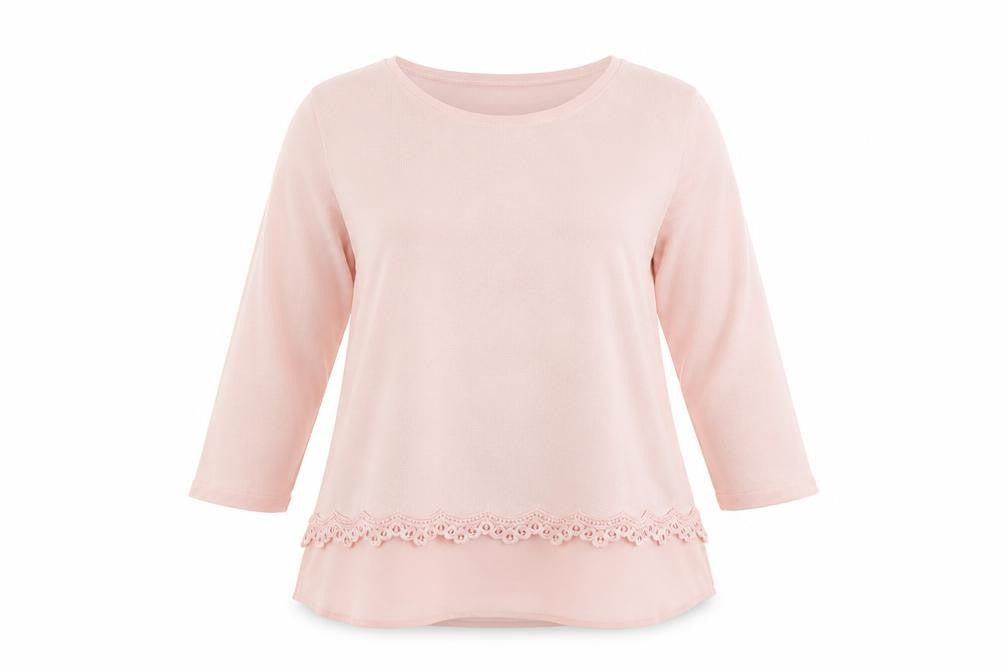 Womens UK Size L Together Pink Pullover Jumper