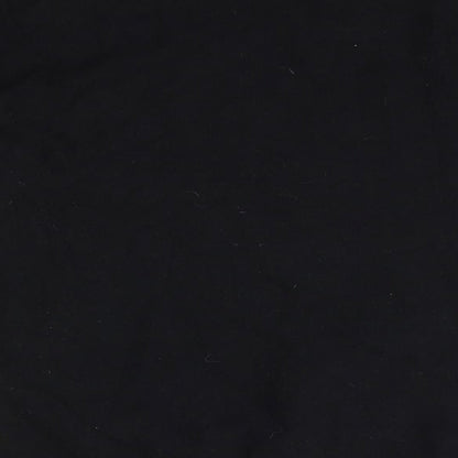 Primark Womens Black Round Neck  Viscose Pullover Jumper Size M