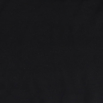 TU Womens Black Square Neck  Acrylic Pullover Jumper Size 14