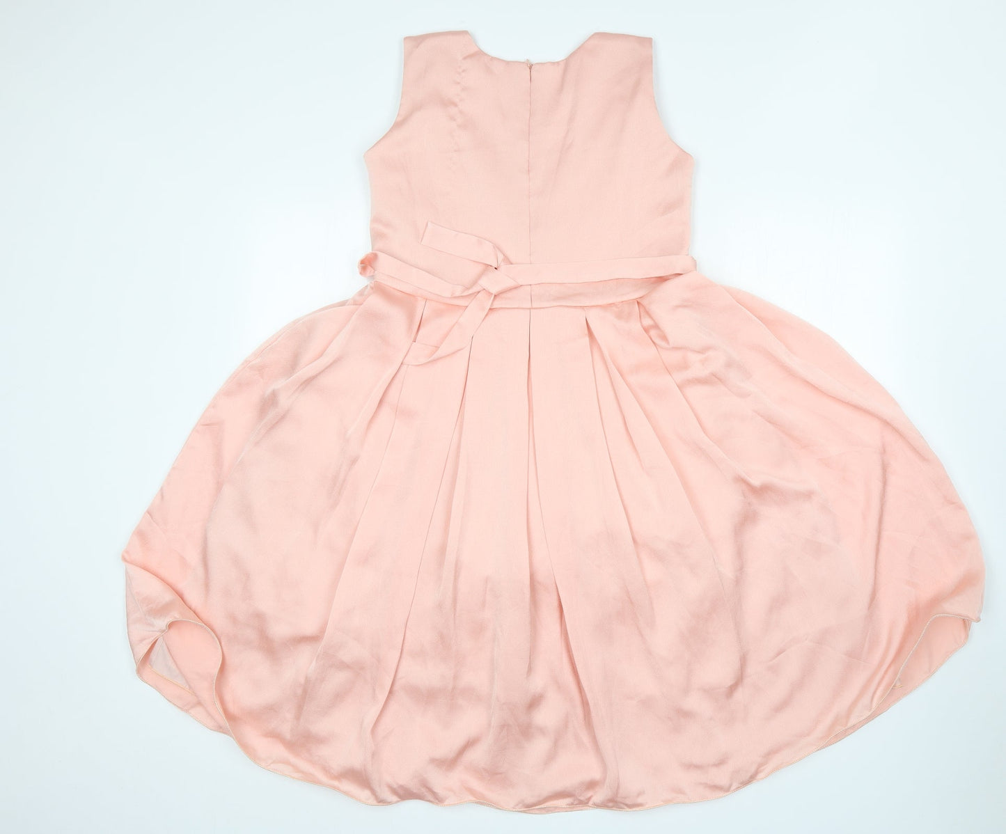 Saimon Collection Womens Pink   Fit & Flare  Size 10  Round Neck