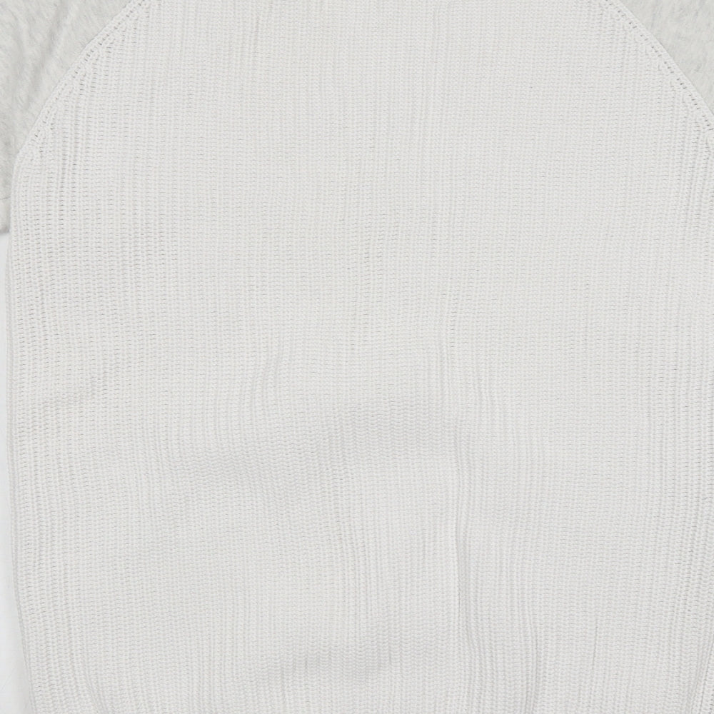 French Connection Mens Multicoloured Round Neck  Cotton Pullover Jumper Size S