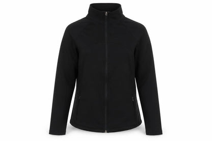 Front view of Primark women’s black polyester full zip sweatshirt, size XS