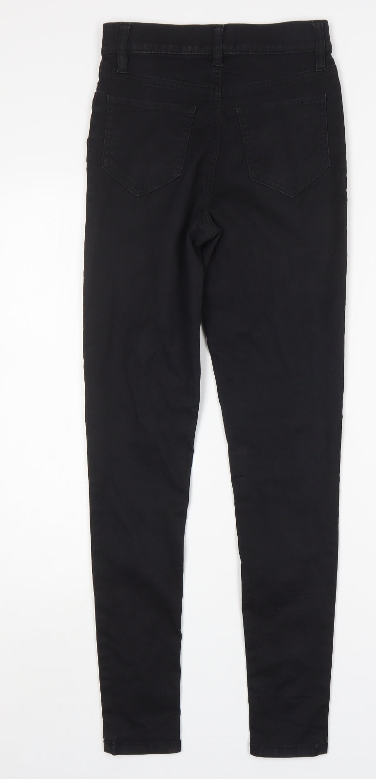 F&F Womens Black  Cotton Skinny Jeans Size 6 L30 in Regular