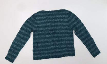 Womens UK Size 16 M&Co Green Pullover Jumper