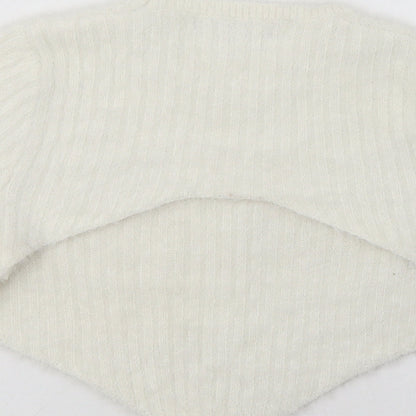 Womens UK Size 10 Missguided White Pullover Jumper