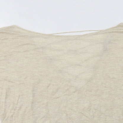 Womens UK Size S Only Beige Pullover Jumper