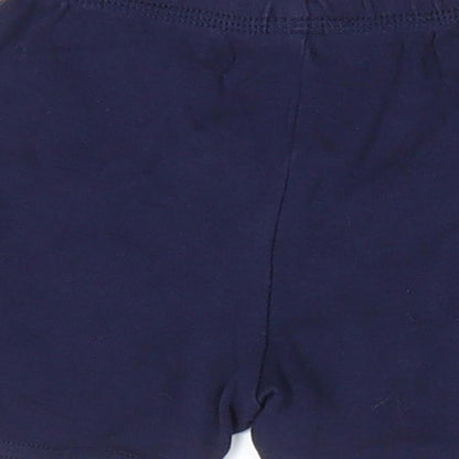 George Boys Blue  Cotton Sweatpants Trousers Size 6-9 Months   - Dark Navy