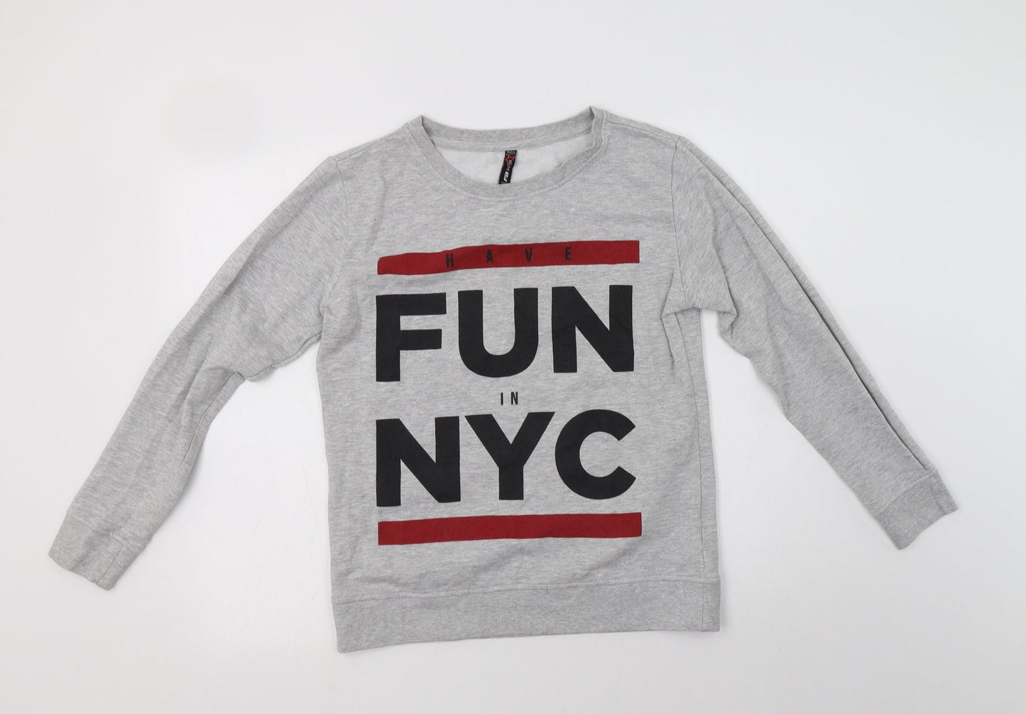 FB Sister Womens Grey  Cotton Pullover Sweatshirt Size M   - NYC