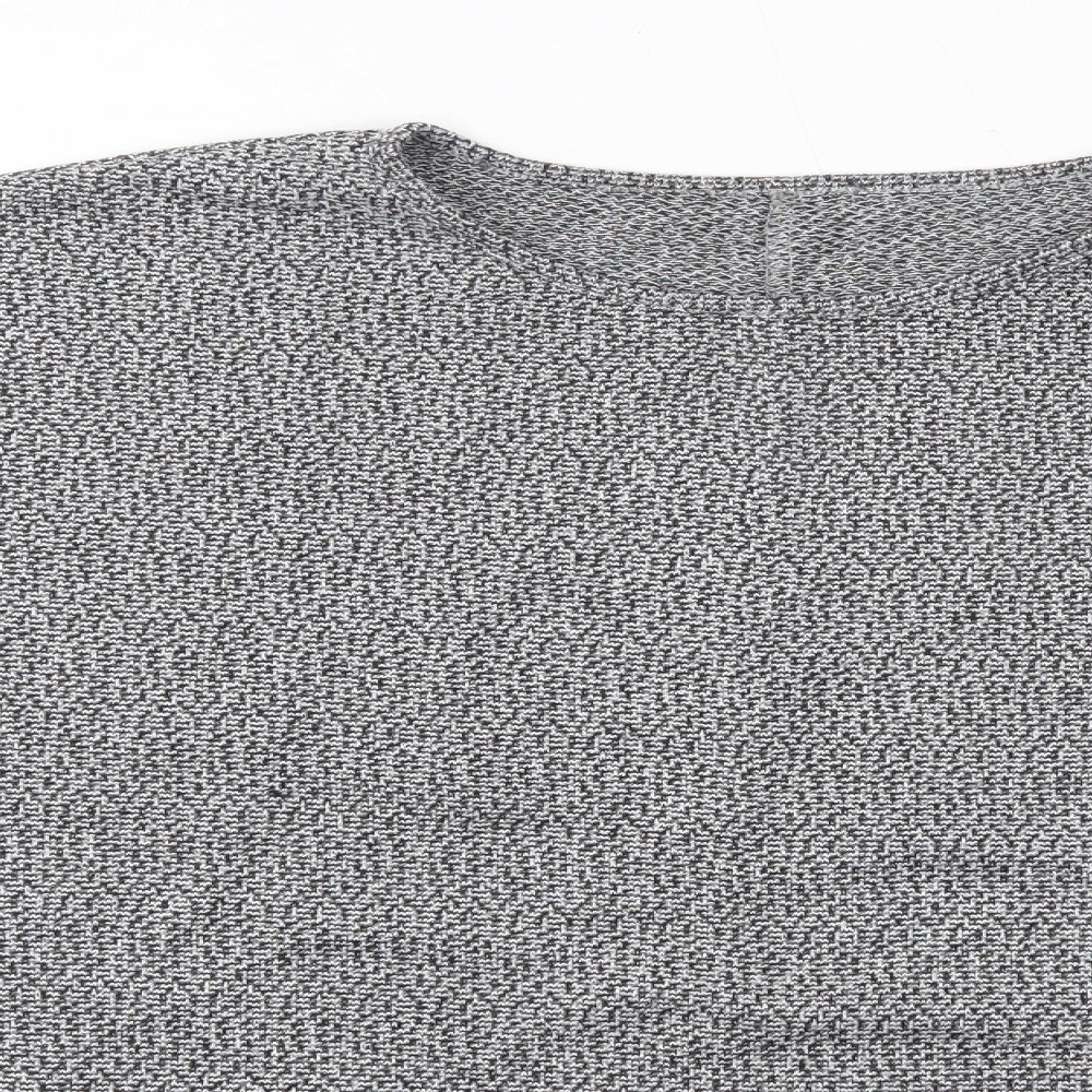 Womens UK Size L New Look Grey Pullover Jumper