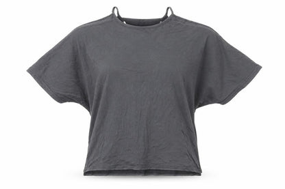 Womens UK Size 6 New Look Grey Basic Blouse