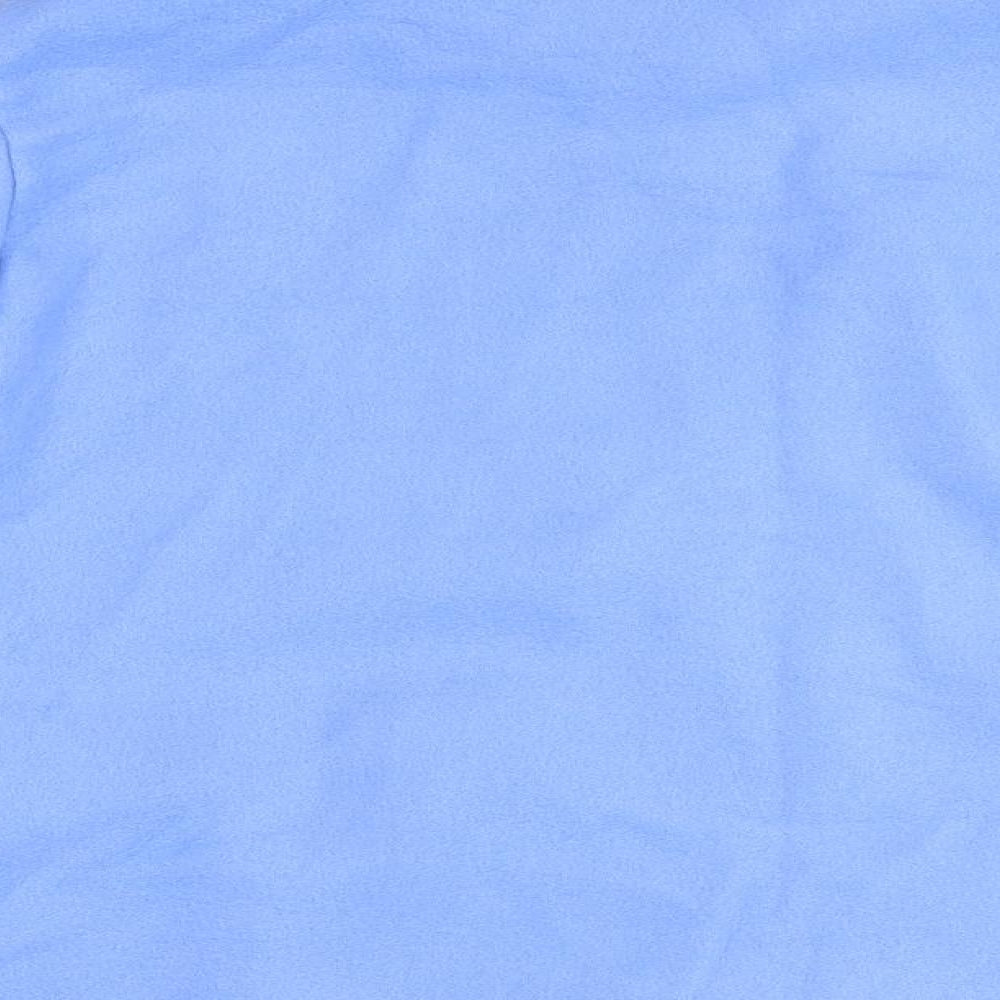 Womens UK Size M Anne de Lancay Blue Full Zip Jumper