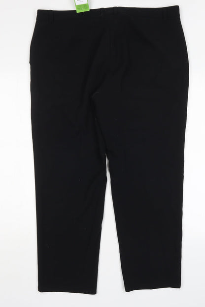 Womens UK Size 18 M&S Regular Fit  Blue Trousers