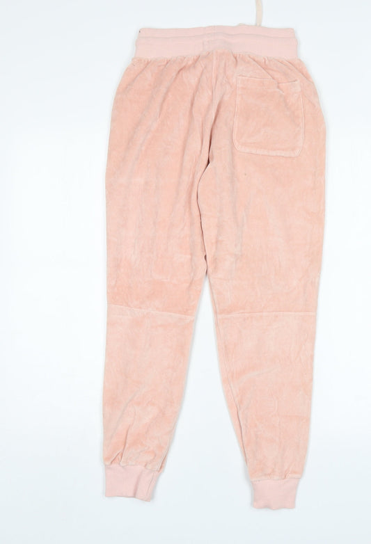 Womens UK Size 6 French Connection Regular Fit Sweatpants Pink Trousers