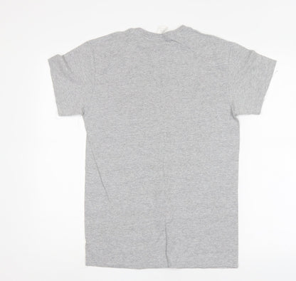 Gildan Womens Grey  Cotton Basic T-Shirt Size S Round Neck - Wifey