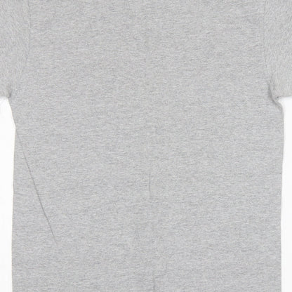 Gildan Womens Grey  Cotton Basic T-Shirt Size S Round Neck - Wifey